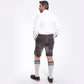 Premium Rustic Vinatge Black Lederhosen Men