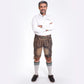 Authentic Lederhosen Men in Sepia Raw Black