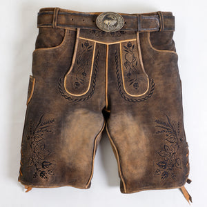 Sepia Raw Black Lederhosen Halloween Set