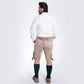 Classic Bone White Bavarian Lederhosen Men