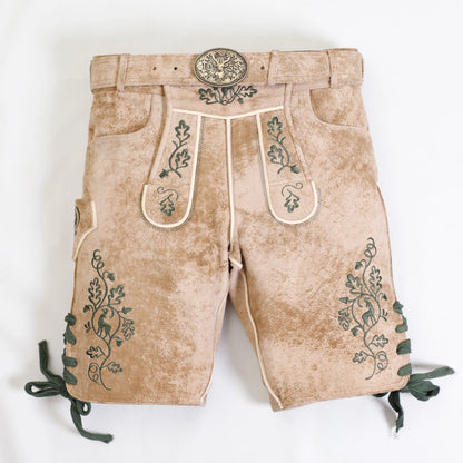 Classic Bone White Bavarian Lederhosen Men