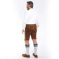 Russet Brown German Lederhosen Men