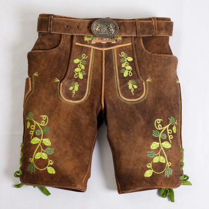 Russet Brown German Lederhosen Men