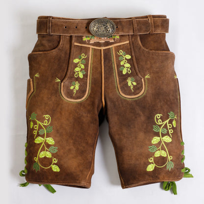 Russet Brown German Lederhosen Men