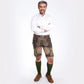 Premium German Lederhosen Rubbed in Sepia Raw Brown