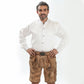 Vintage Brown Men's Lederhosen with Intricate Details