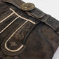 Vintage Graphite Alpine Lederhosen Men