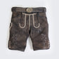 Vintage Graphite Halloween Lederhosen Set