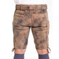 Handcrafted Two Tone Rustic Brown Lederhosen Men