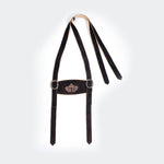 Forest Black Bavarian Lederhosen Suspenders