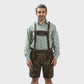 Raw Brown Premium Lederhosen Suspenders