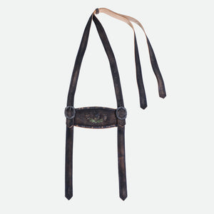 Raw Brown Premium Lederhosen Suspenders