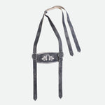 Rustic Vintage Black Premium Lederhosen Suspenders