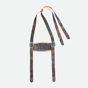 Sepia Raw Black Premium Lederhosen Suspenders