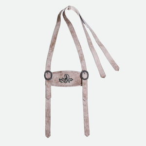 Classic bone White Premium Lederhosen Suspenders