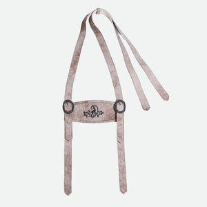 Classic bone White Premium Lederhosen Suspenders