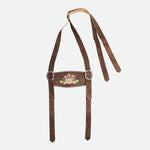 Russet Brown Premium Lederhosen Suspenders