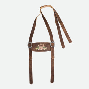 Russet Brown Premium Lederhosen Suspenders