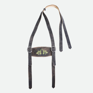 Sepia Raw Brown Premium Lederhosen Suspenders