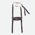 Sepia Raw Brown Premium Lederhosen Suspenders