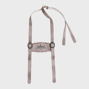 Classic Bone White Authentic Bundhosen Suspenders