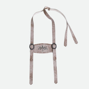 Classic Bone White Authentic Bundhosen Suspenders