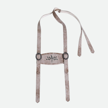 Classic Bone White Authentic Bundhosen Suspenders