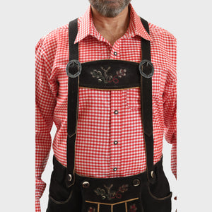 Forest Black Authentic Bundhosen Suspenders