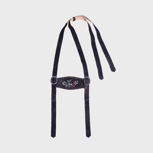 Forest Black Authentic Bundhosen Suspenders