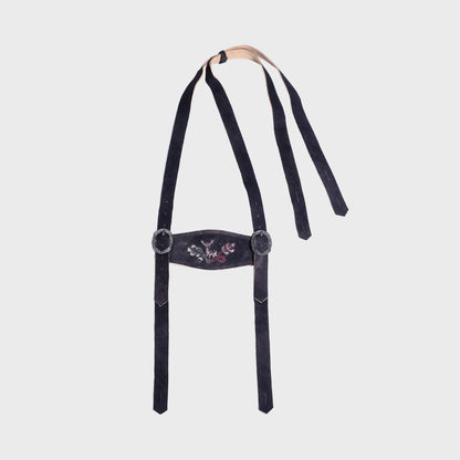 Forest Black Authentic Bundhosen Suspenders