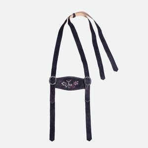 Forest Black Authentic Bundhosen Suspenders