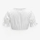 Class White Dirndl Blouse for Oktoberfest
