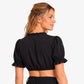 Bavarian Edition Black Ruffle Cuff Dirndl Blouse
