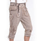 Men Oktoberfest Bundhosen in Light Gray