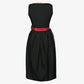 Classic Black Midi Dirndl in Vibrant Look