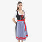 Classic Black Midi Dirndl in Vibrant Look