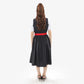 Classic Black Midi Dirndl in Vibrant Look
