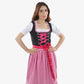 Bavarian Beauty Pink and Black Authentic Dirndl