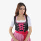 Bavarian Beauty Pink and Black Authentic Dirndl