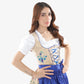 German Midi Dirndl in Dodger Blue