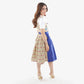 German Midi Dirndl in Dodger Blue