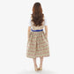 German Midi Dirndl in Dodger Blue
