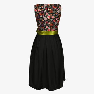 Majestic Green Blossom Dirndl Dress
