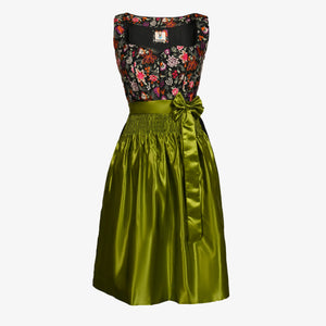 Majestic Green Blossom Dirndl Dress