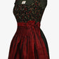 Timeless Maroon and Red Beauty Dirndl