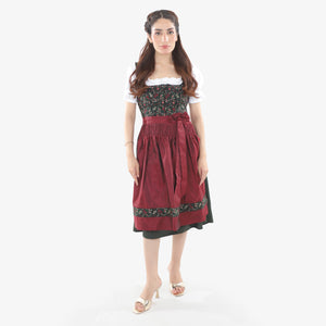 Timeless Maroon and Red Beauty Dirndl