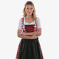 Classic Bavarian Attire Bold Red Checkered