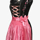 Obsidian Black Dirndl Rosy Pink Seduction