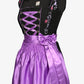 Royal Amethyst Dirndl Dress with Bavarian Flair