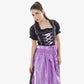 Royal Amethyst Dirndl Dress with Bavarian Flair